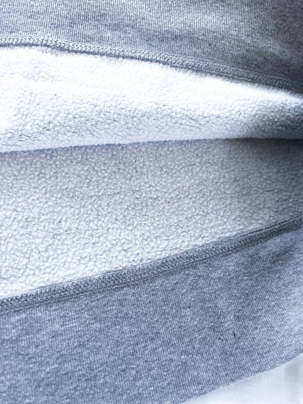 J Crew • French Terry Crewneck Sweatshirt pullover grey heather knit lounge L
